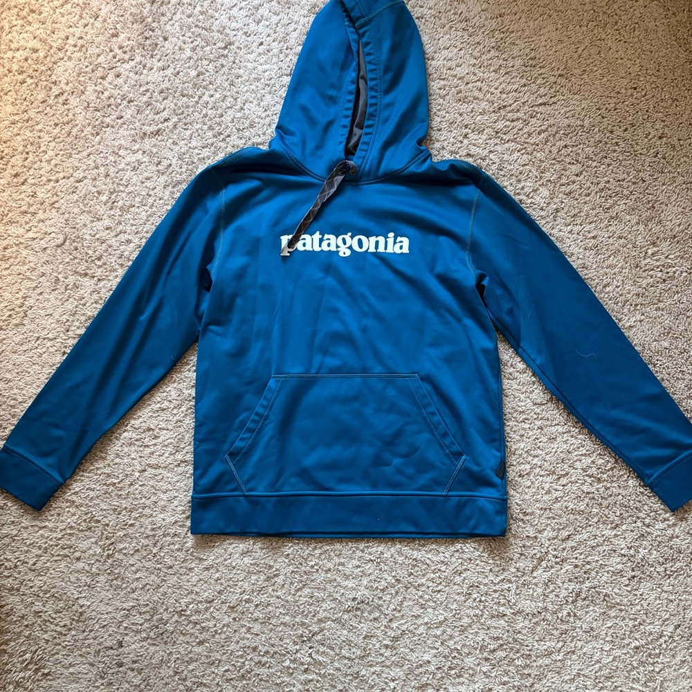 Patagonia Teal Pullover Hoodie